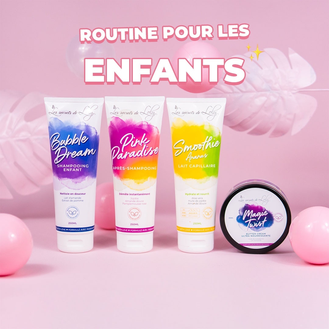 Routine capillaire pour enfants